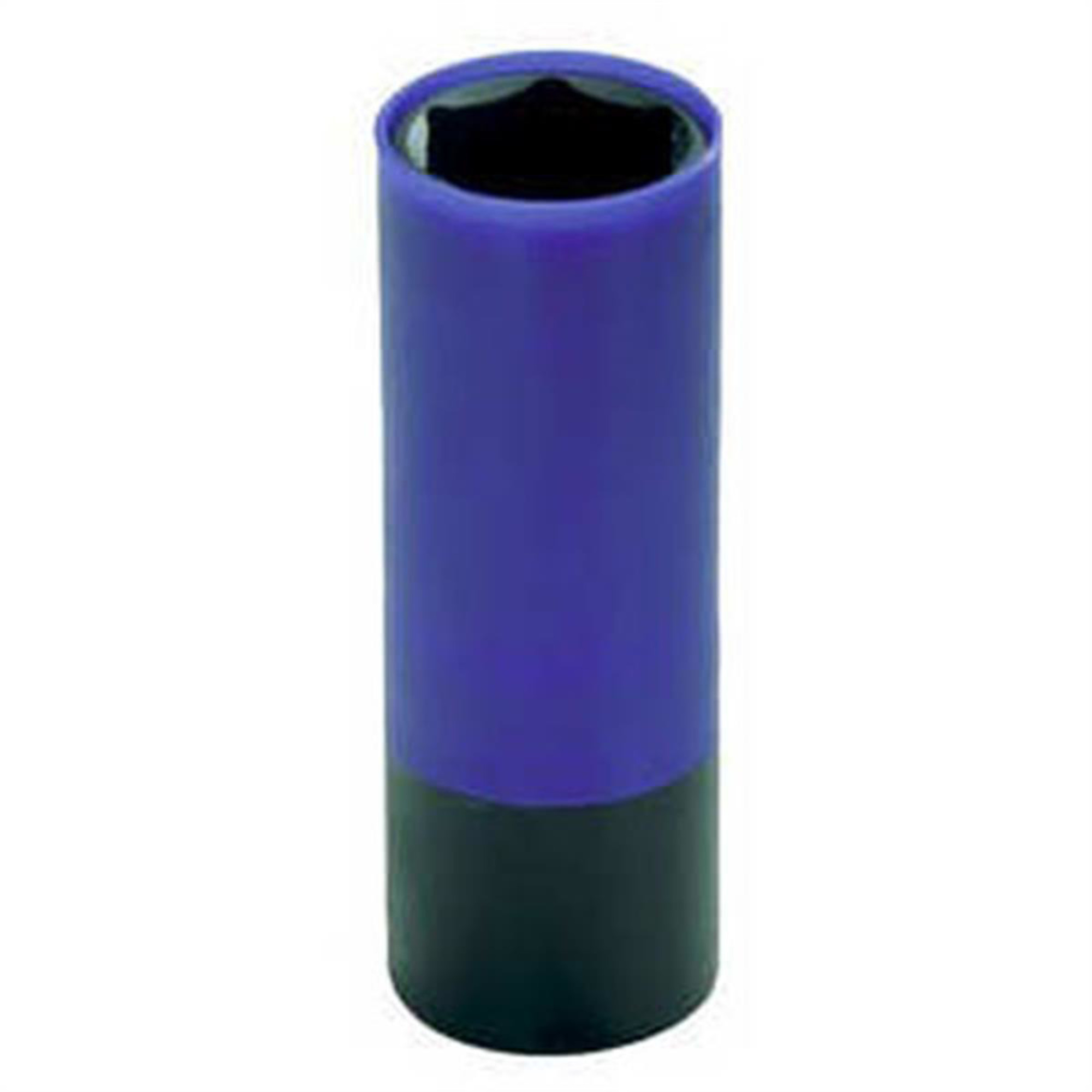 Grey Pneumatic Impact Socket — 19mm, 1/2in. Drive, 6-Point, Chrome-Molybdenum Steel, Model# GRE2019MTP